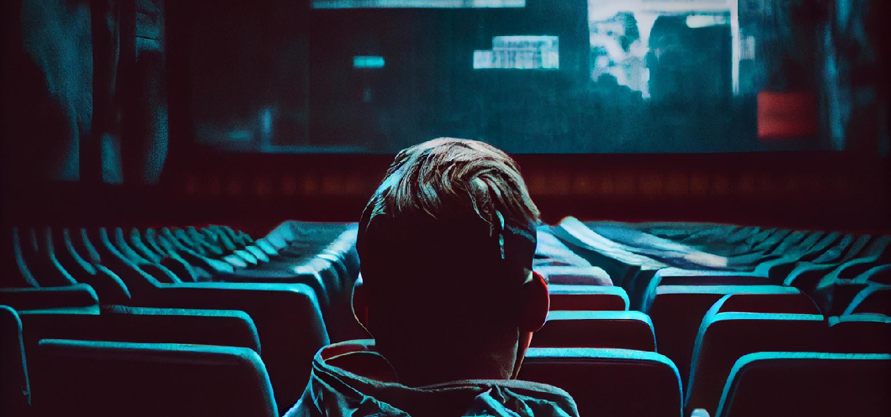 man in theatre